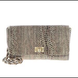 Elliott Lucca• Snakeskin Textured Crossbody bag